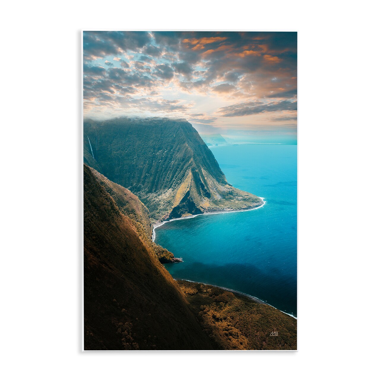 Stupell Industries Hawaiian Coast Cliffs Wall Plaque Art Design by Max Blakesberg Studios